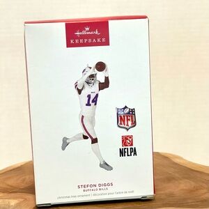 Hallmark NFL Buffalo Bills Stefon Diggs Ornament 2024 NWT with Original Box